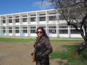 Marlene says: 'Revisiting my primary school.'